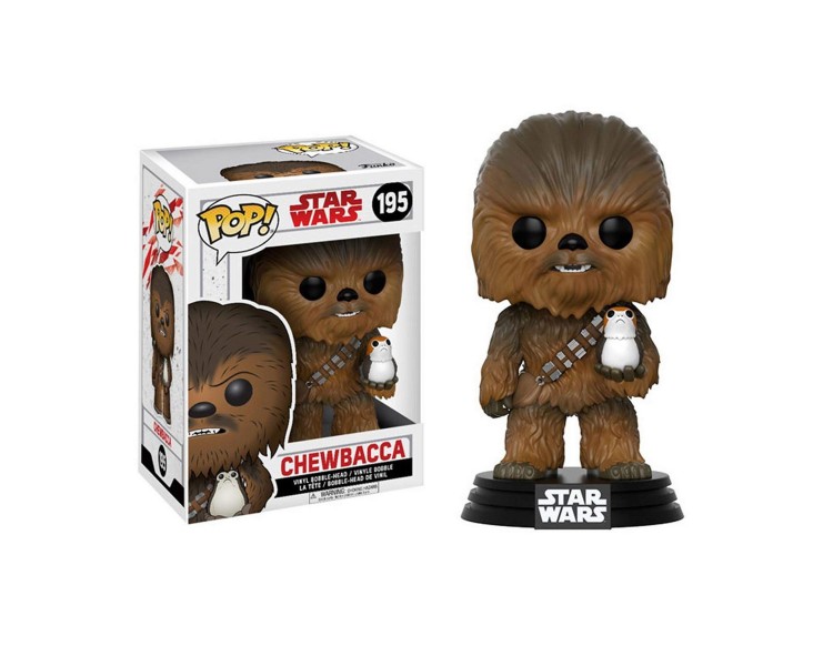 Figura Pop! Star Wars The Last Jedi Chewbacca With Porg