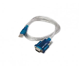 Cable Usb 2.0 3Go C102/ Usb Macho - Rs232 Macho/ 50Cm/ Negro