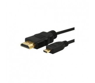 Cable Hdmi 3Go Cmhdmi/ Hdmi Macho - Micro Hdmi Macho/ 1.8M/