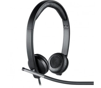 Auriculares Con Microfono Logitech H650E  Usb 1.8M