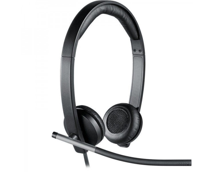 Auriculares Con Microfono Logitech H650E  Usb 1.8M