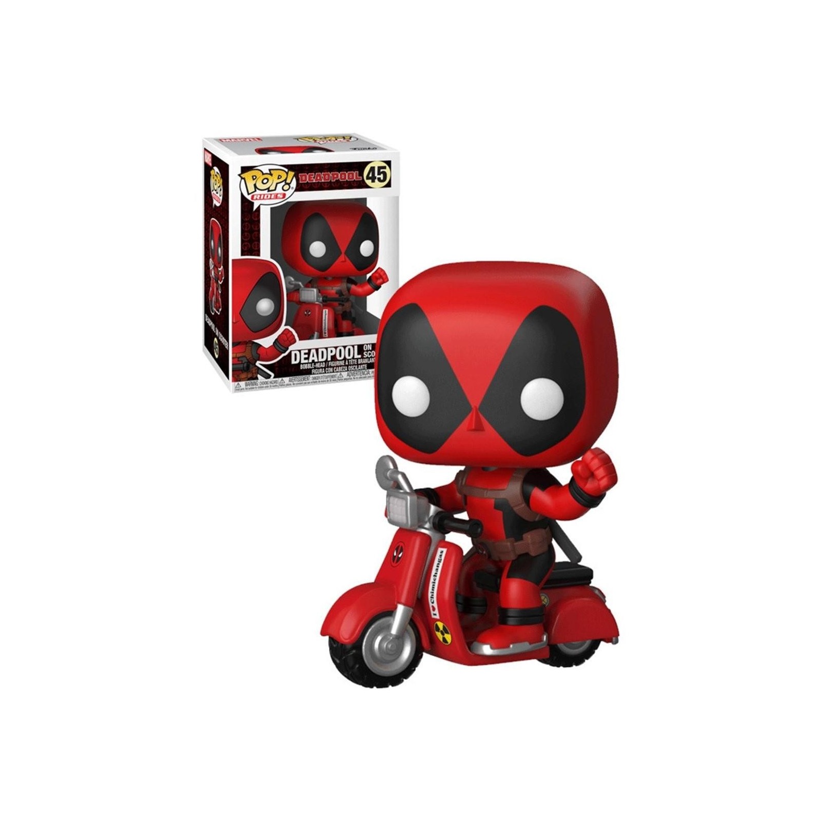 Figura Funko Pop Marvel Deadpool & Scooter