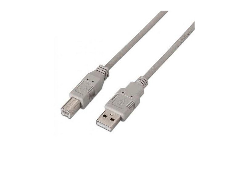 Cable Usb(A) A Usb(B) Aisens A101-0003 Beige