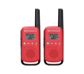 Walkie-Talkie Motorola Tlkr-T42 Rojo Packs 2