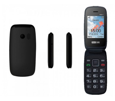 Teléfono Movil Maxcom Comfort Mm817 Negro Base De Carga