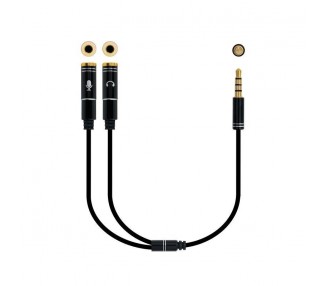 Cable Audio 1Xjack - 3.5 To 2Xjack - 3.5 0.3M