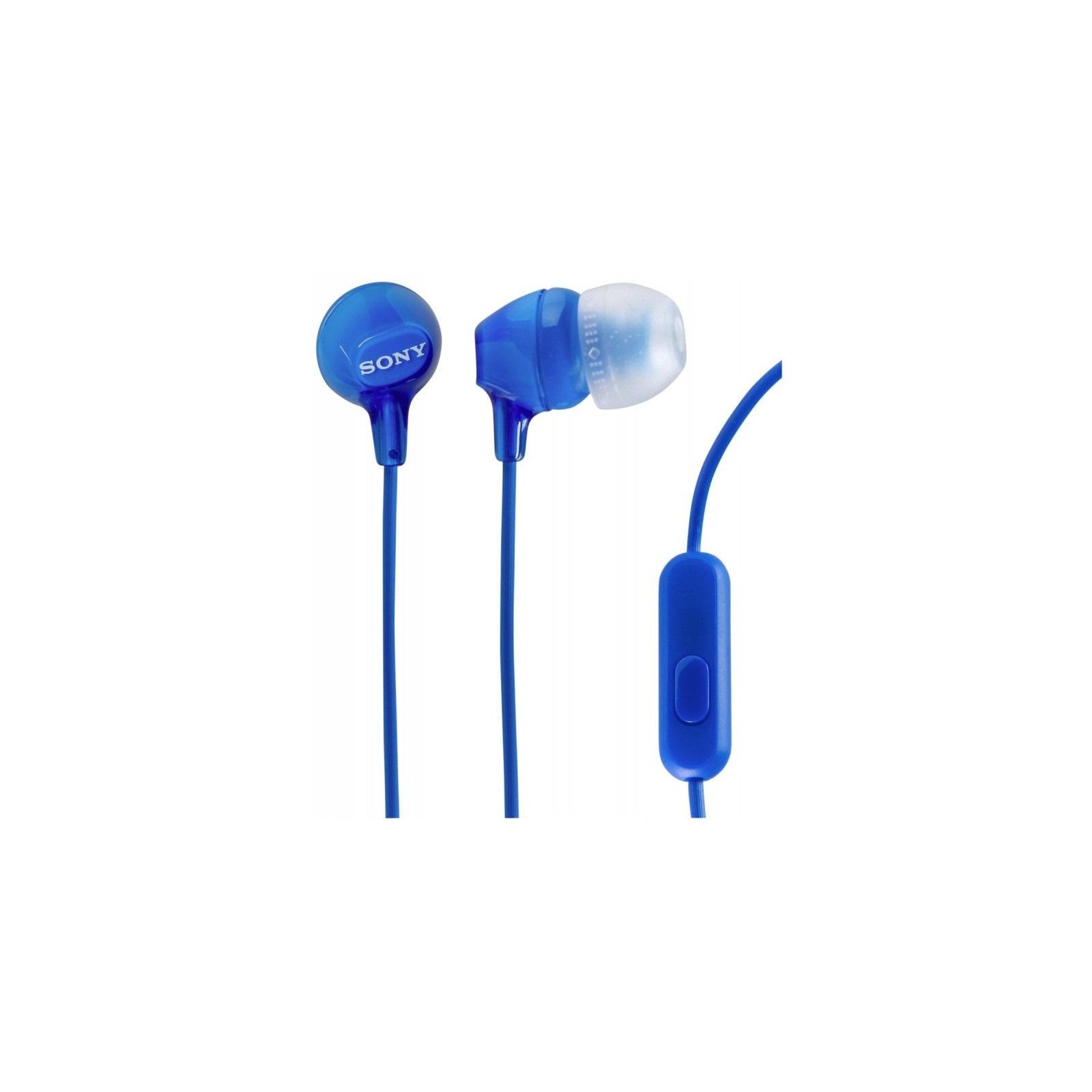 Auricular Con Micrófono Sony Mdr-Ex15Ap Azul