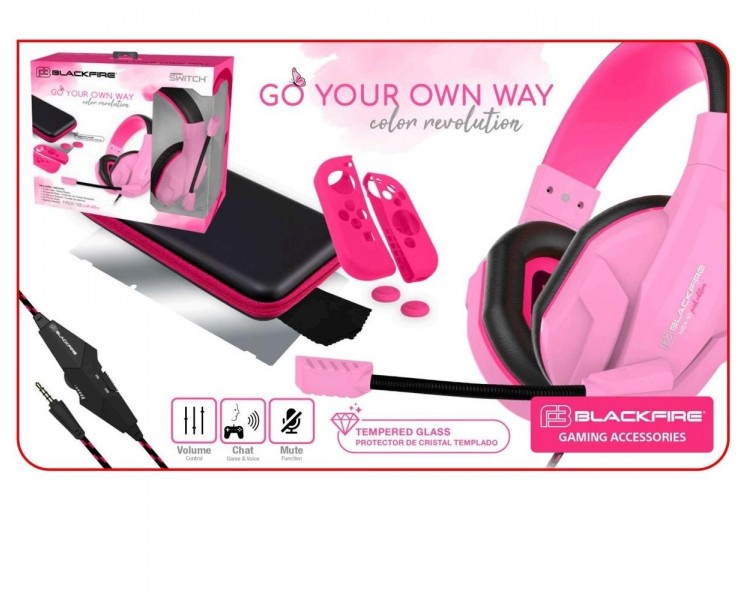 Auricular Pack Blackfire "Must Have" NSX-10 Pink Edition Swi