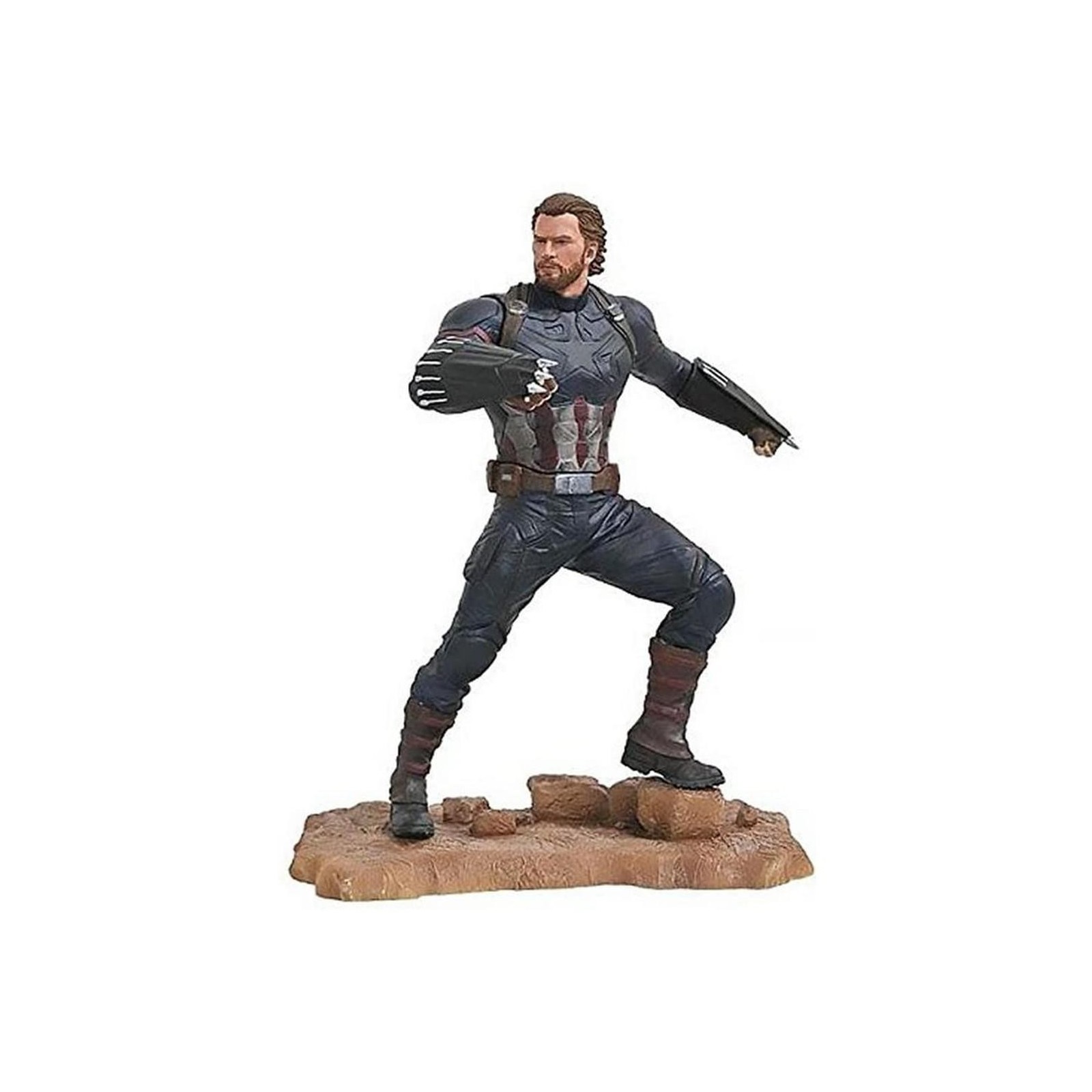 Estatua Capitan America Vengadores Avengers 3 Marvel 23Cm