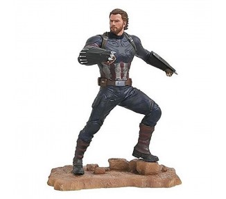 Estatua Capitan America Vengadores Avengers 3 Marvel 23Cm