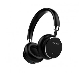 Auricular Con Micrófono Wireless Aiwa Hstbtn-800Bk Negro