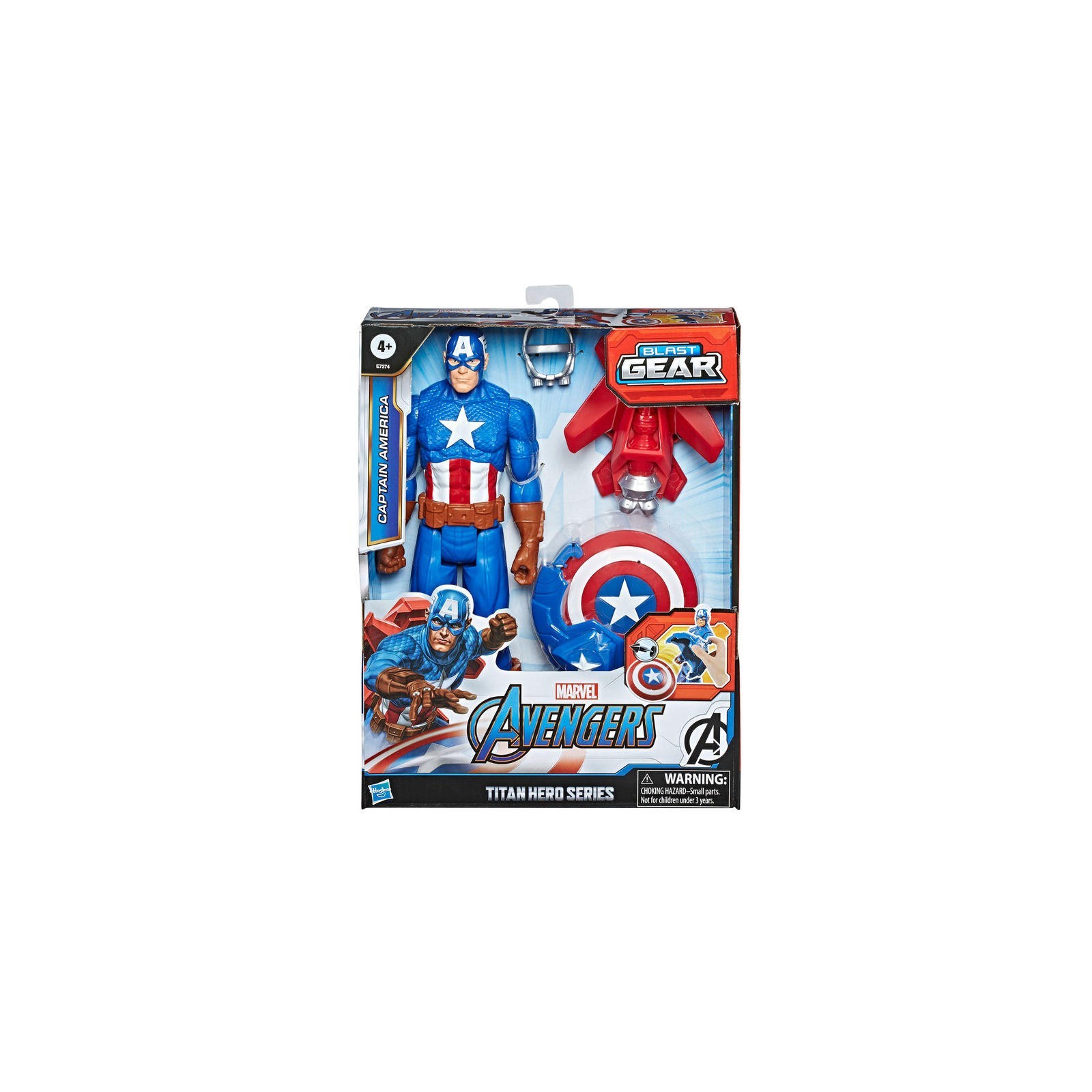 Figura Titan Capitan America Vengadores Avengers Marvel