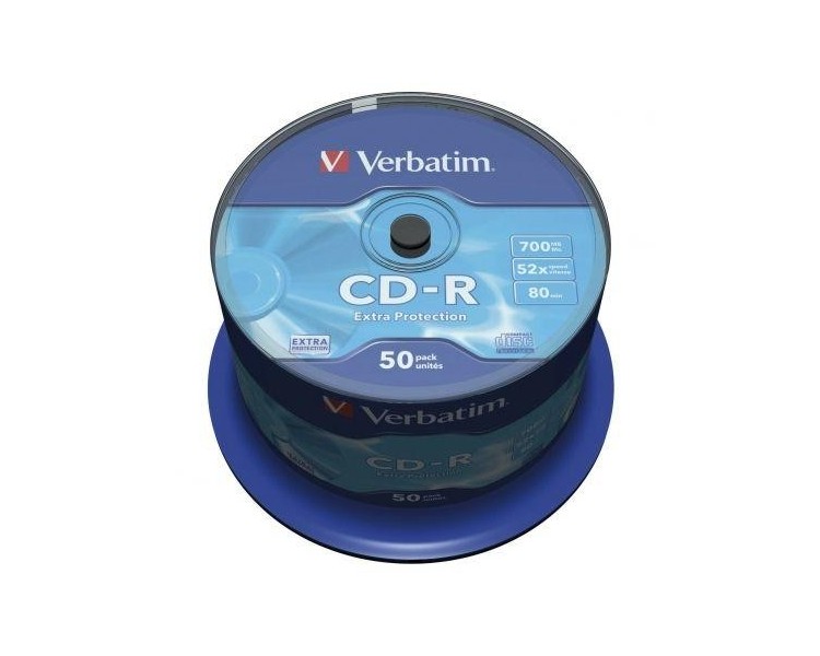 Cd-R Verbatim Datalife 52X/ Tarrina-50Uds