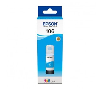 Botella De Tinta Original Epson Nº106/ Cian