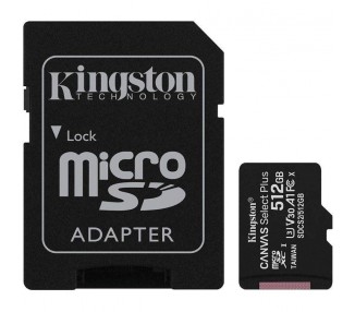 Tarjeta De Memoria Kingston Canvas Select Plus 512Gb Microsd