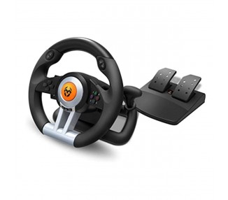 Volante Y Pedales Krom K-Wheel Multiplataforma Negro