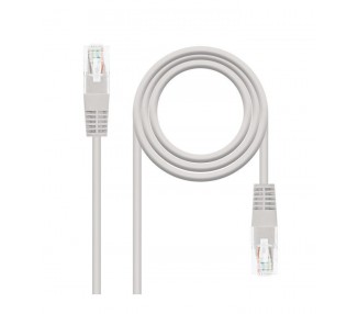 Cable De Red Rj45 Utp Nanocable 10.20.0405 Cat.6/ 5M/ Gris