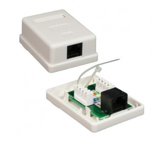 Nanocable Roseta De Superficie Para Rj45 Cat.5E Utp 1 Toma,