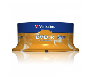 Dvd-R Verbatim Advanced Azo 16X/ Tarrina-25Uds