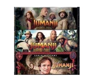 Jumanji: (Pack 1-3) - Dv Sonypeli   Dvd Vta