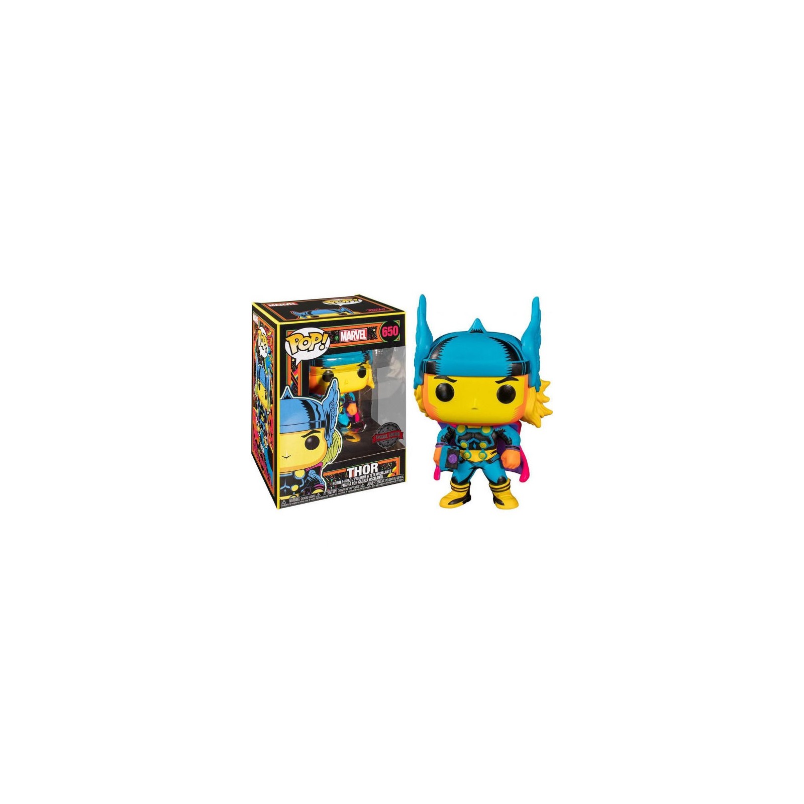 Figura Pop Marvel Thor Black Light Exclusive