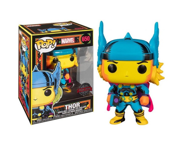 Figura Pop Marvel Thor Black Light Exclusive