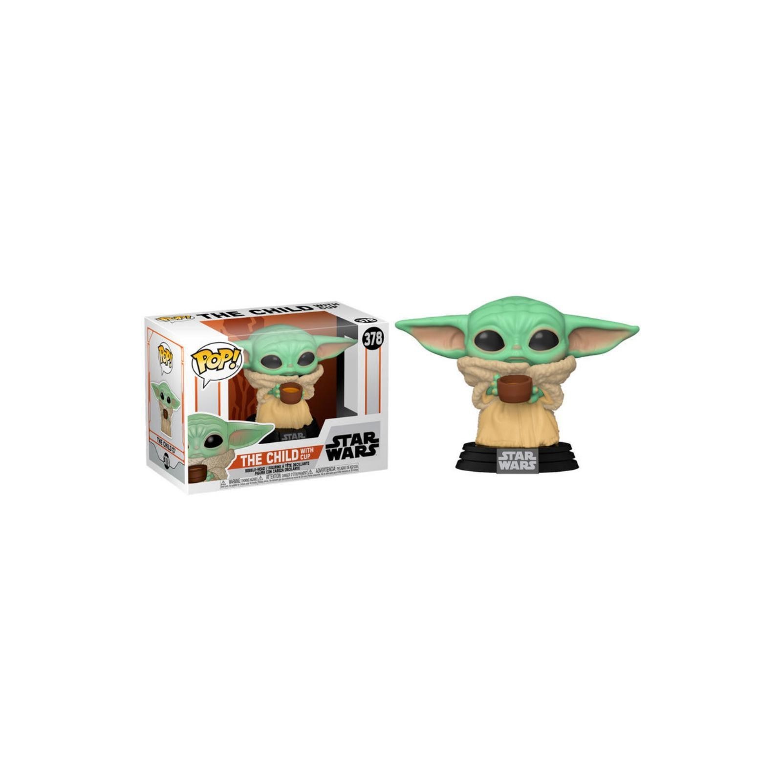 Figura Funko Pop Star Wars Mandalorian The Child With Cup