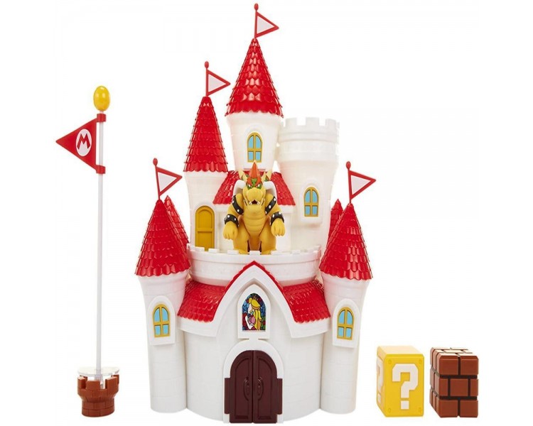 Nintendo - Playset Castillo Del Reino Champiñón