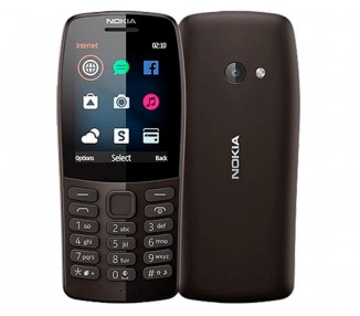 Nokia 210 Negro Móvil Gsm Dual Sim 2.4'' Qvga 16Mb Radio Fm