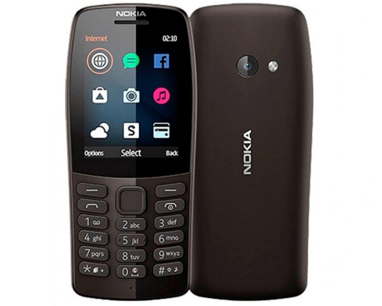 Nokia 210 Negro Móvil Gsm Dual Sim 2.4'' Qvga 16Mb Radio Fm