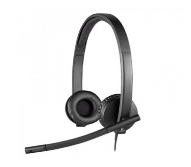 Auriculares Logitech H570E/ Con Micrófono/ Usb/ Negros