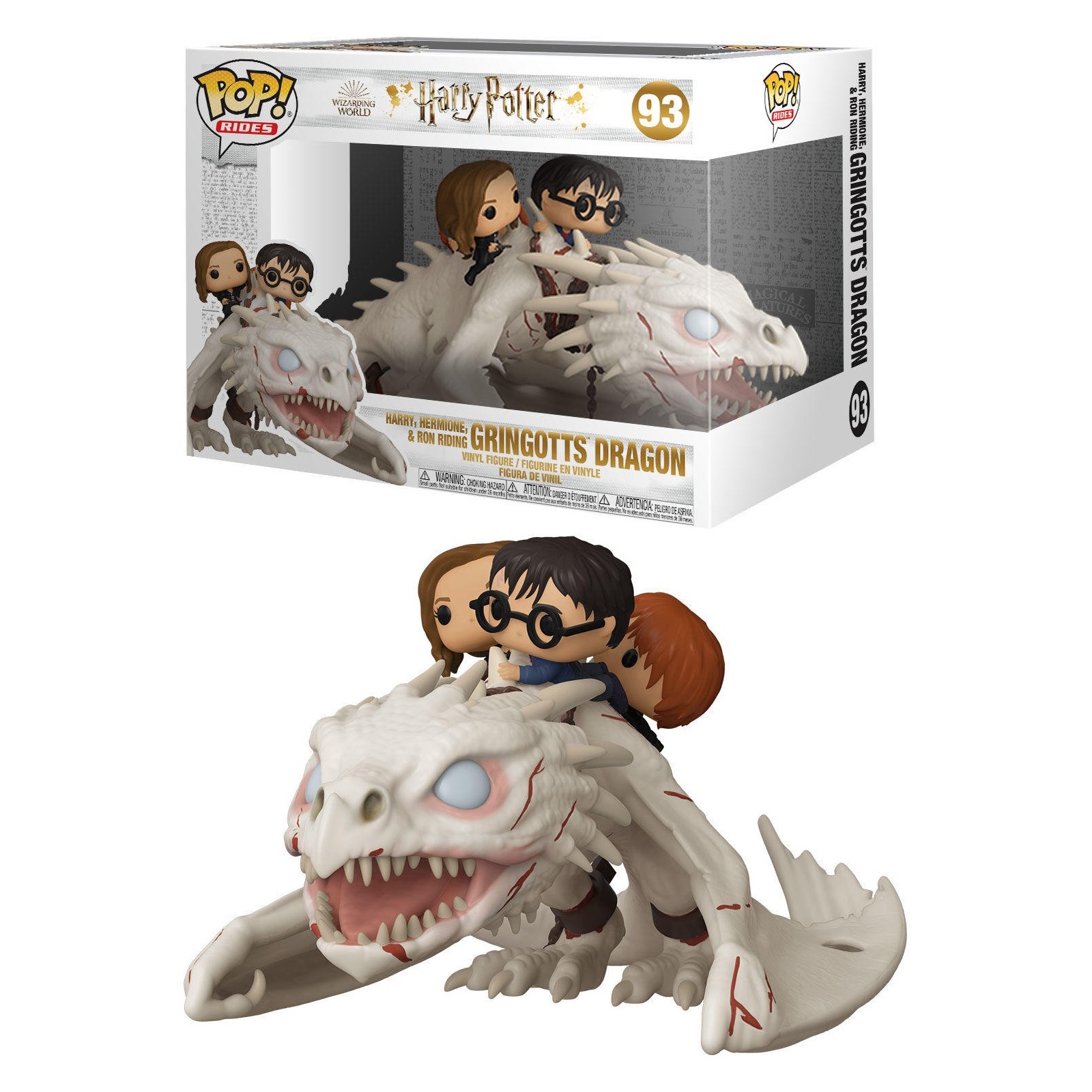 Figura Funko Pop Gringotts Dragon Con Harry, Ron Y Hermione