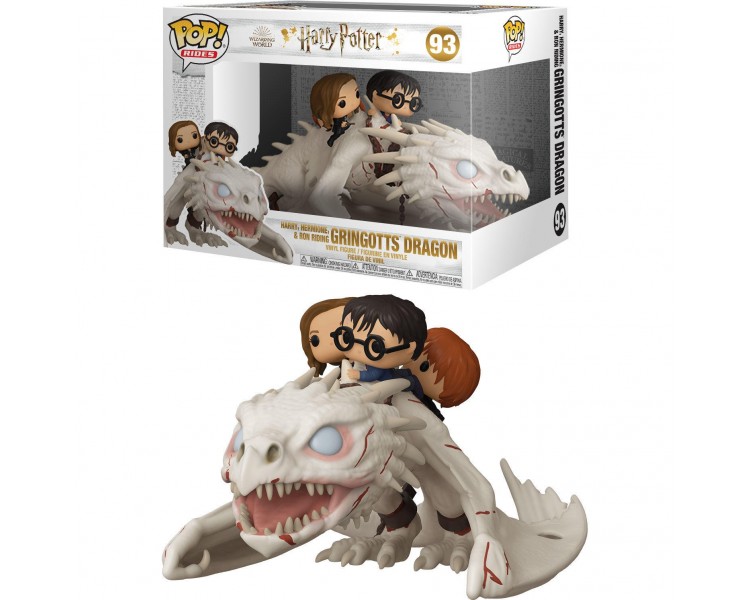 Figura Funko Pop Gringotts Dragon Con Harry, Ron Y Hermione