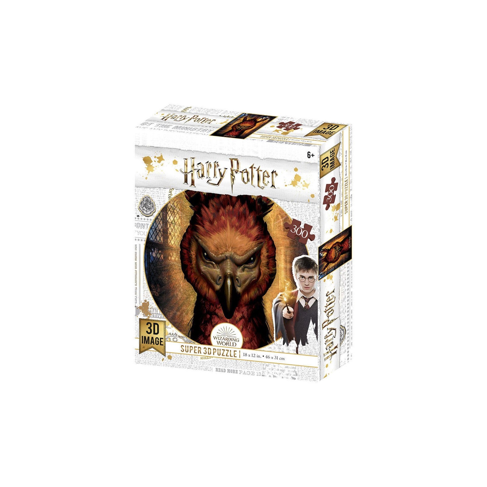 Puzzle 3D Lenticular Harry Potter Fenix