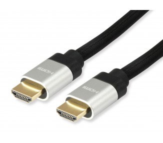 119382 Cable Hdmi 3 M Hdmi Tipo A (Estándar) Negro, Plata