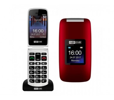 Teléfono Móvil Maxcom Comfort Mm824 Negro/Rojo