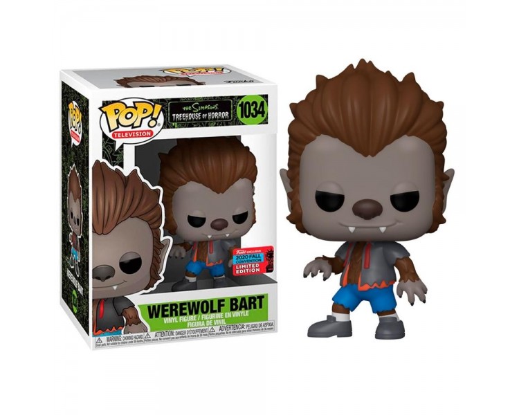 Figura Funko Pop The Simpsons Werewolf Bart Exclusive