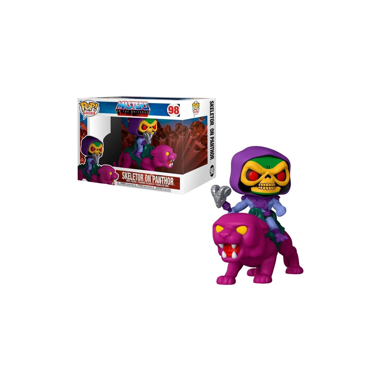 Figura Funko Pop Masters Of The Universe Skeletor On Panthor