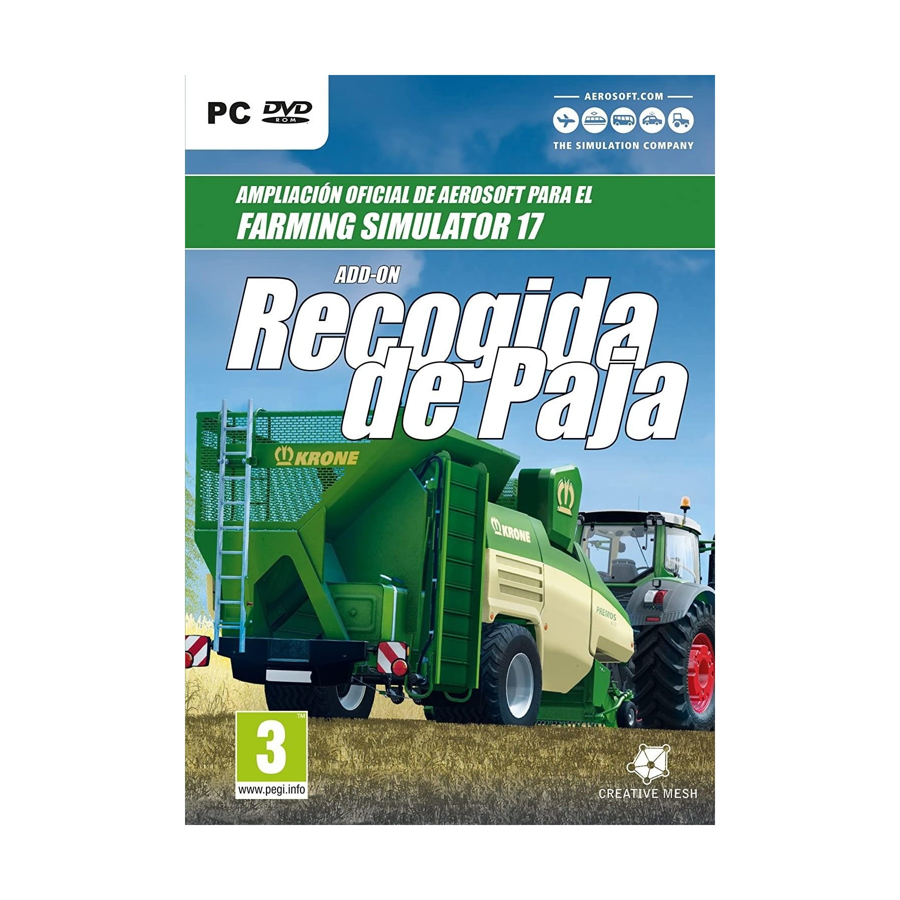 Farming Simulator. Add-On Recogida Paja