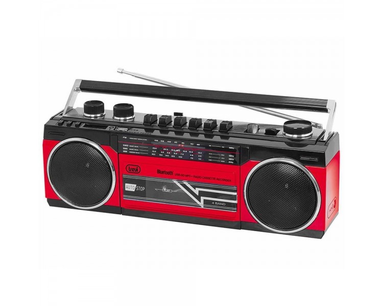 Radio Portátil Rr 501 Bt  Bt+Usb Roja