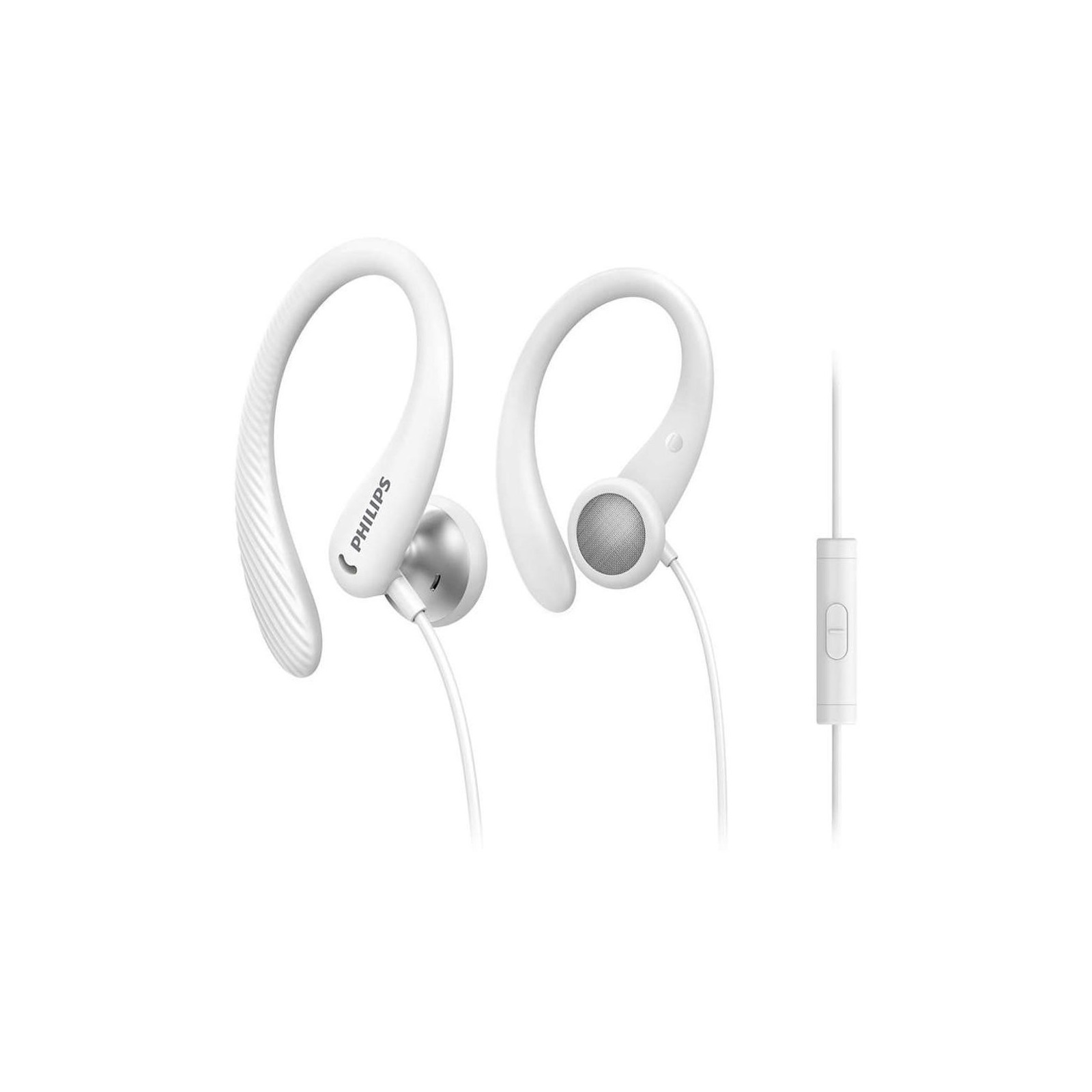 Auricular Philips Deportivo Intrauditivo Blanco Con Micr