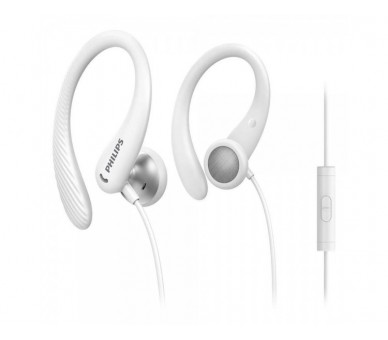 Auricular Philips Deportivo Intrauditivo Blanco Con Micr