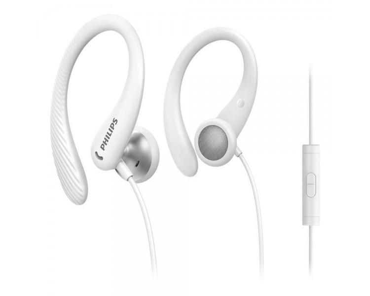 Auricular Philips Deportivo Intrauditivo Blanco Con Micr