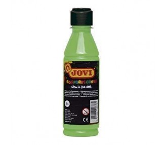 Jovi Témpera Fosforescente Verde Botella De 250 Ml