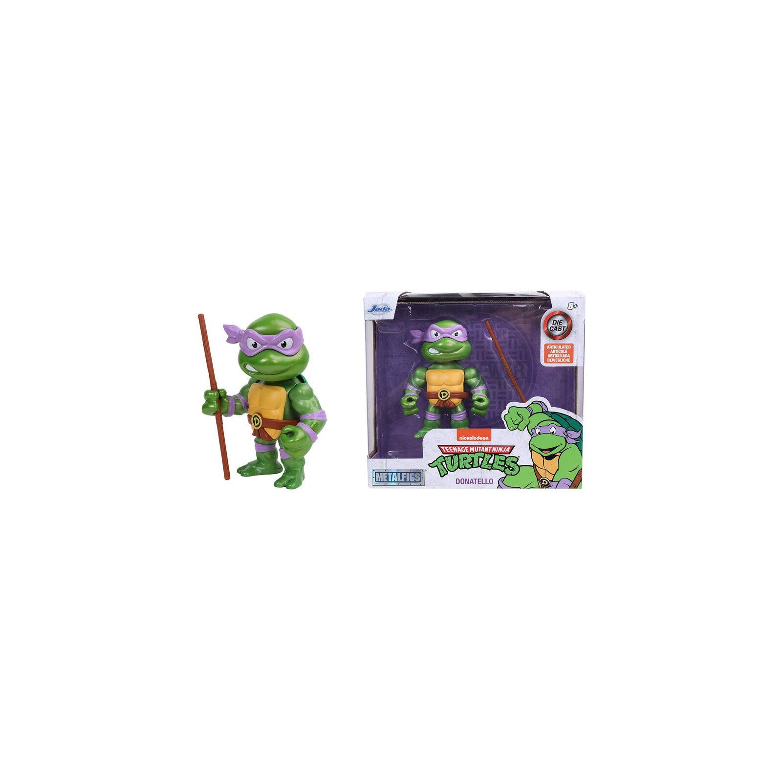 Figura Metalfigs Donatello Tortugas Ninja 10Cm