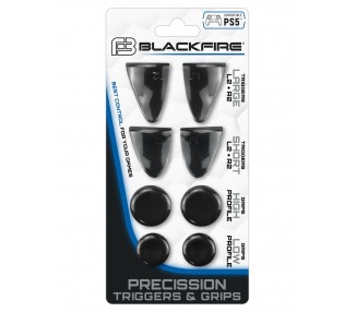 Precission Triggers & Grips Kit 8 in 1 Blackfire Ps5
