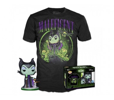 Disney (Villains) - Camiseta & Pop Maleficent S