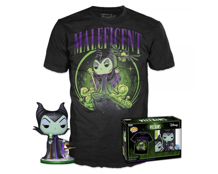 Disney (Villains) - Camiseta & Pop Maleficent S