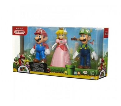 Nintendo - Mushroom Kigndom Pack 3 Figuras 10 Cm