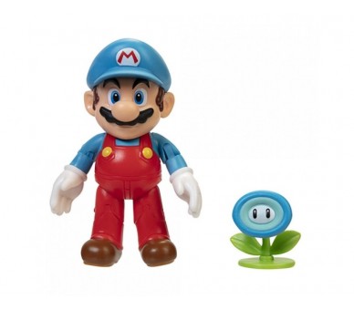 Nintendo - Figura Ice Mario 10 Cm & Ice Flower